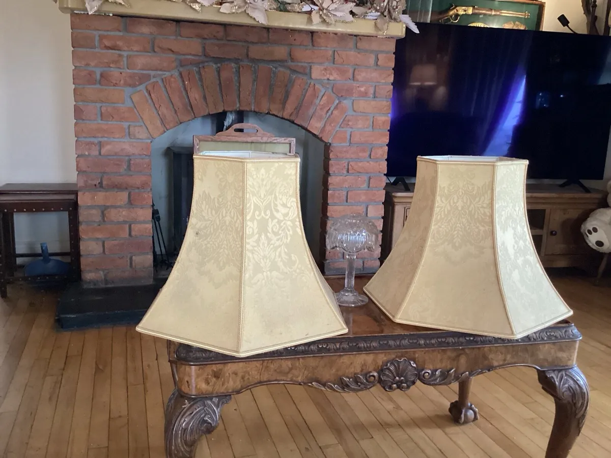 Antique lamp shades
