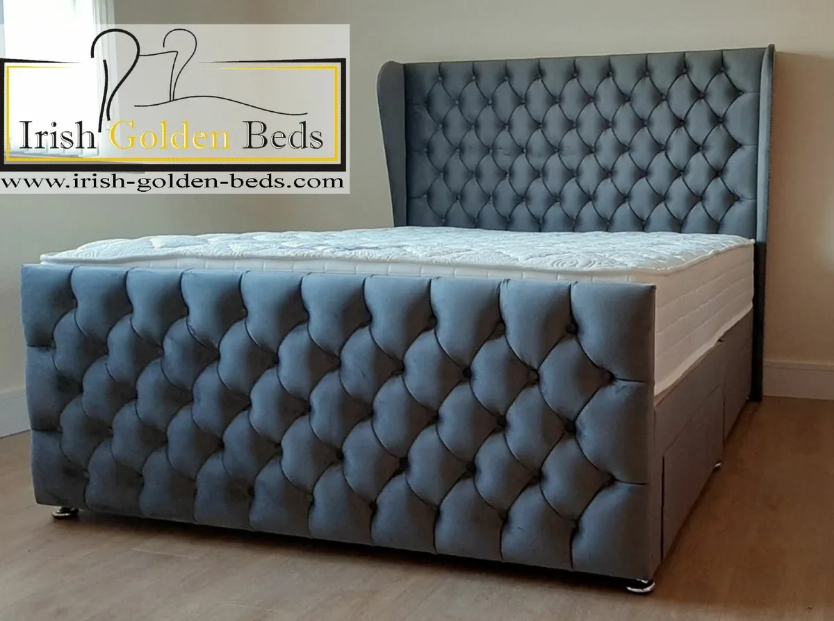 bed frame and headboard, free delivery - Image 2