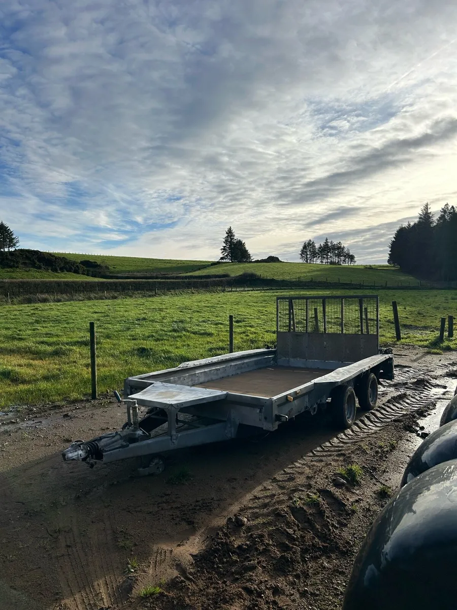 Ifor Williams plant trailer - Image 1
