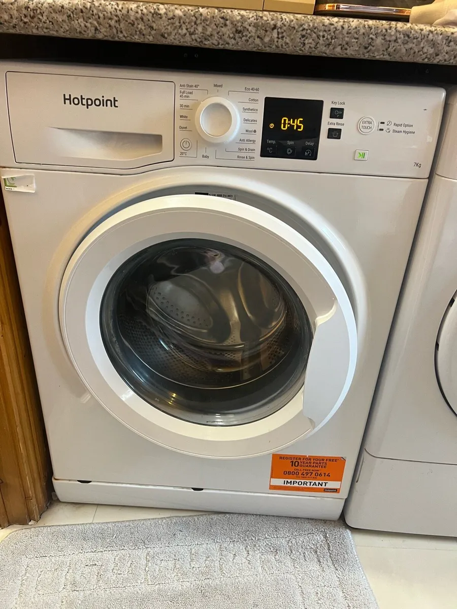 7kg hot point washing machine - Image 1