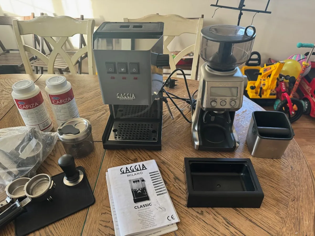 Gaggia Classic Pro Coffee Machine & Sage grinder - Image 1