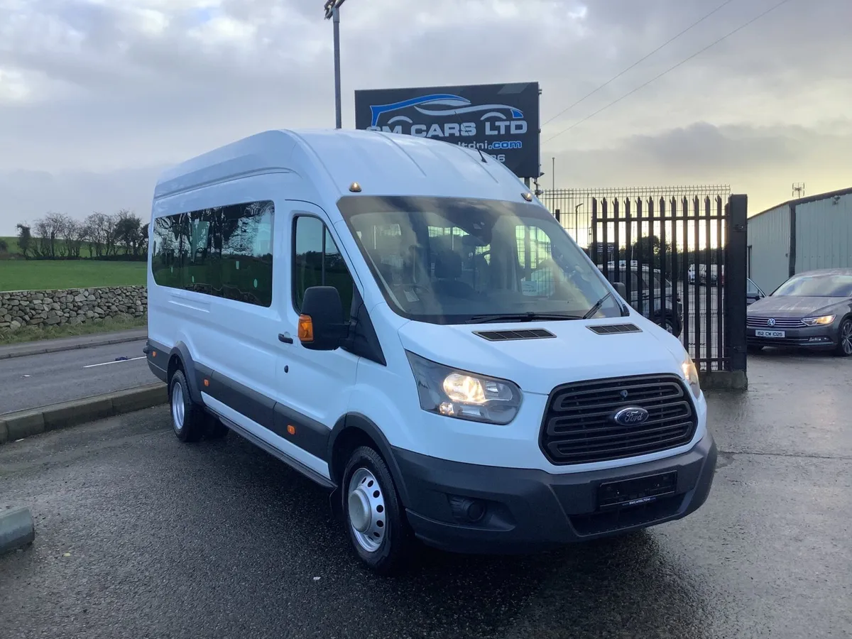 2017 FORD TRANSIT 2.2 TDCI T460 17 SEATER MINIBUS - Image 1