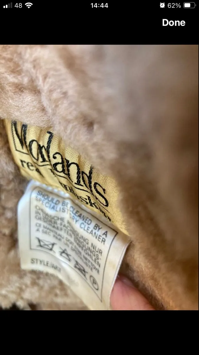 Vintage Morlands Lambskin Coat - Image 3