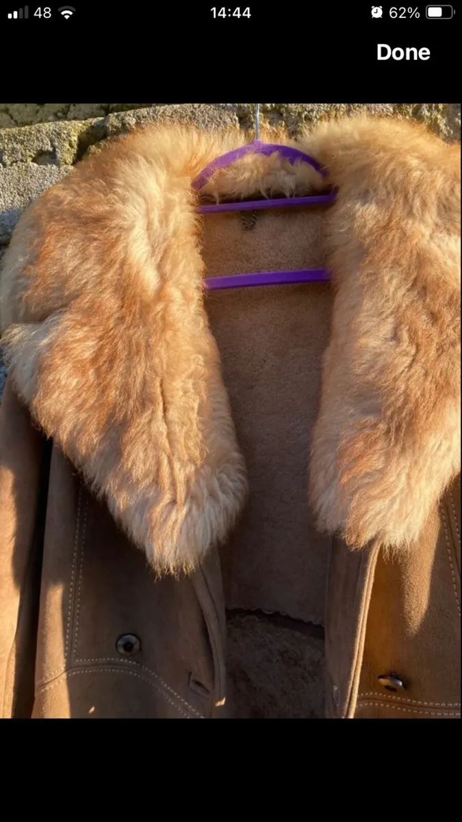 Vintage Morlands Lambskin Coat - Image 4