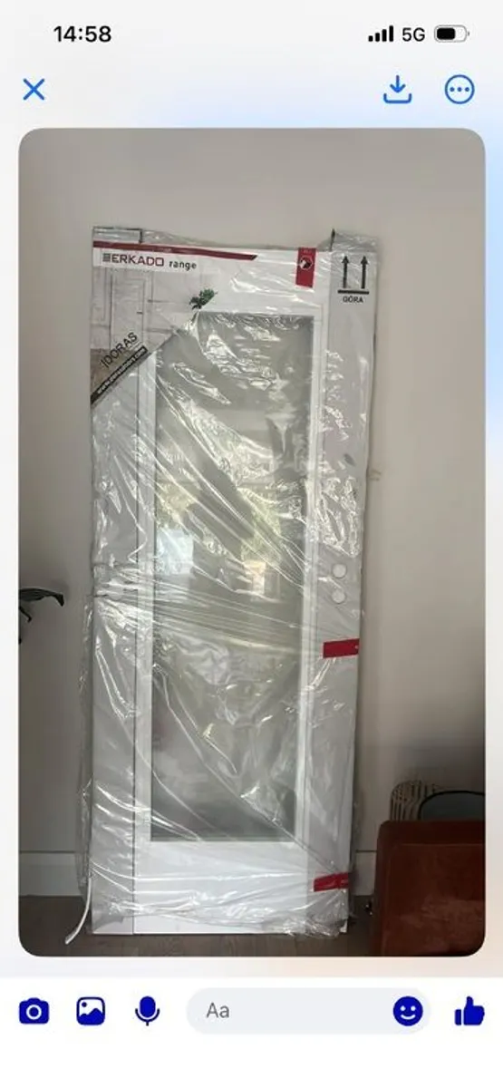 frosted internal glass Doras door - Image 1