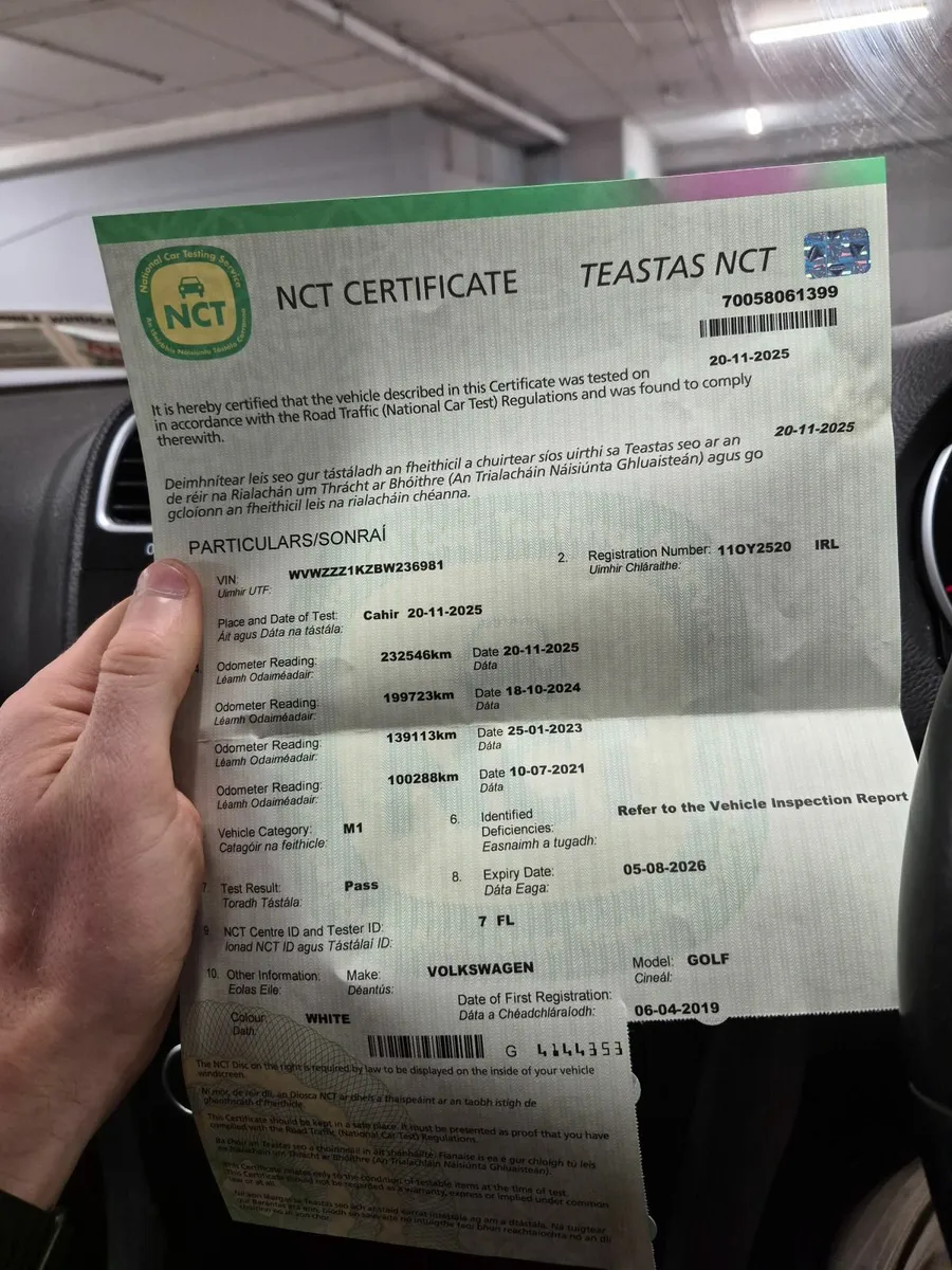 1.4 Petrol automatic golf - valid NCT - Image 3