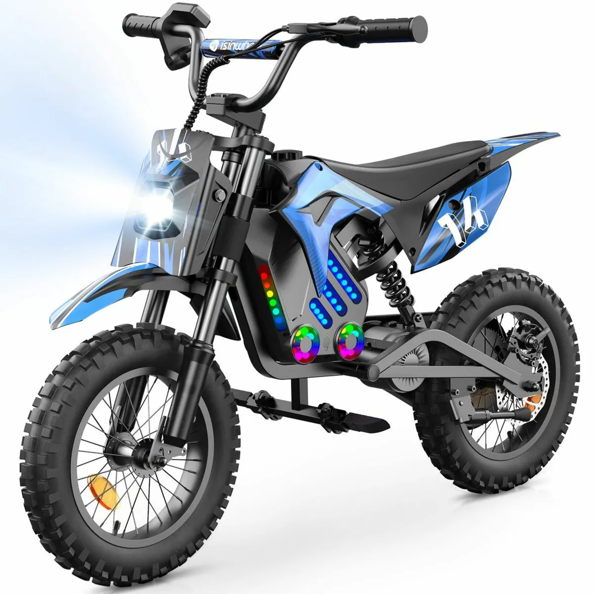 ISINWHEEL A14 Electric Dirt Bike with Bluetooth - Image 1