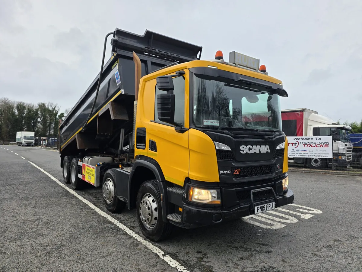 2019 Scania P410 XT 8X4 Tipper with Thompson Steel - Image 1