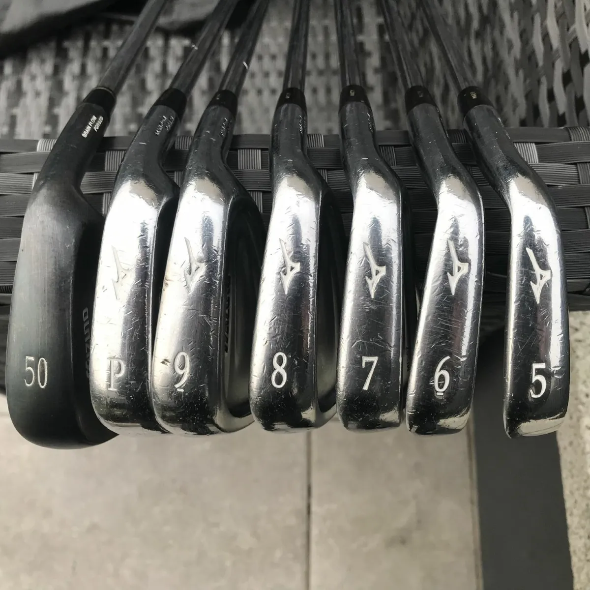 Mizuno MP57 - R300 Shafts - 5-PW + Wilson TW9 SW - Image 4