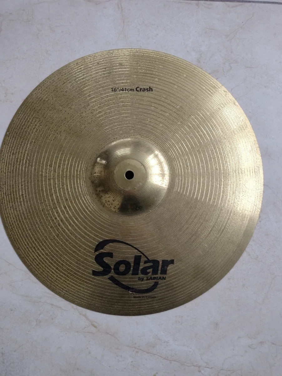 Sabian Solar crash cymbal. - Image 2