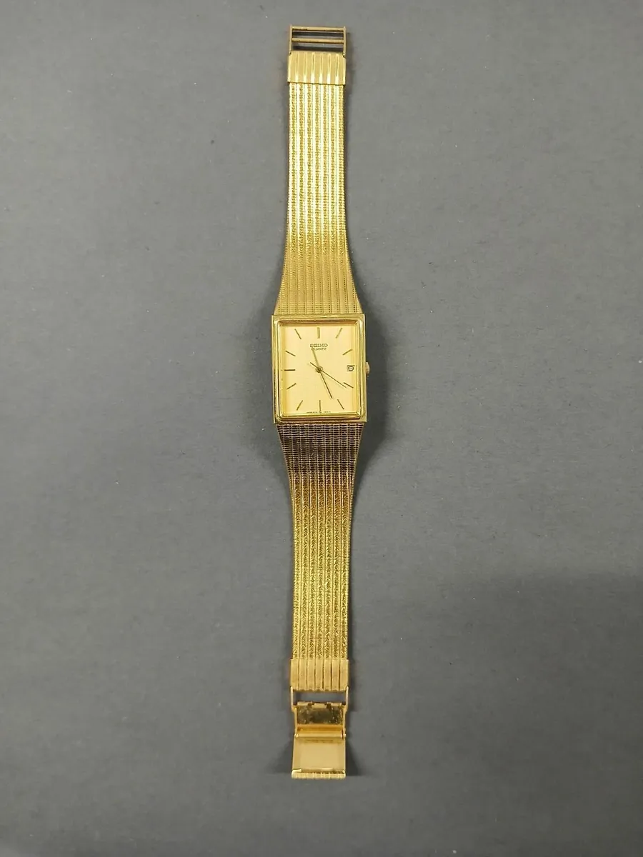 SEIKO JAPAN 1980s MEN'S GOLD WATCH - Image 1