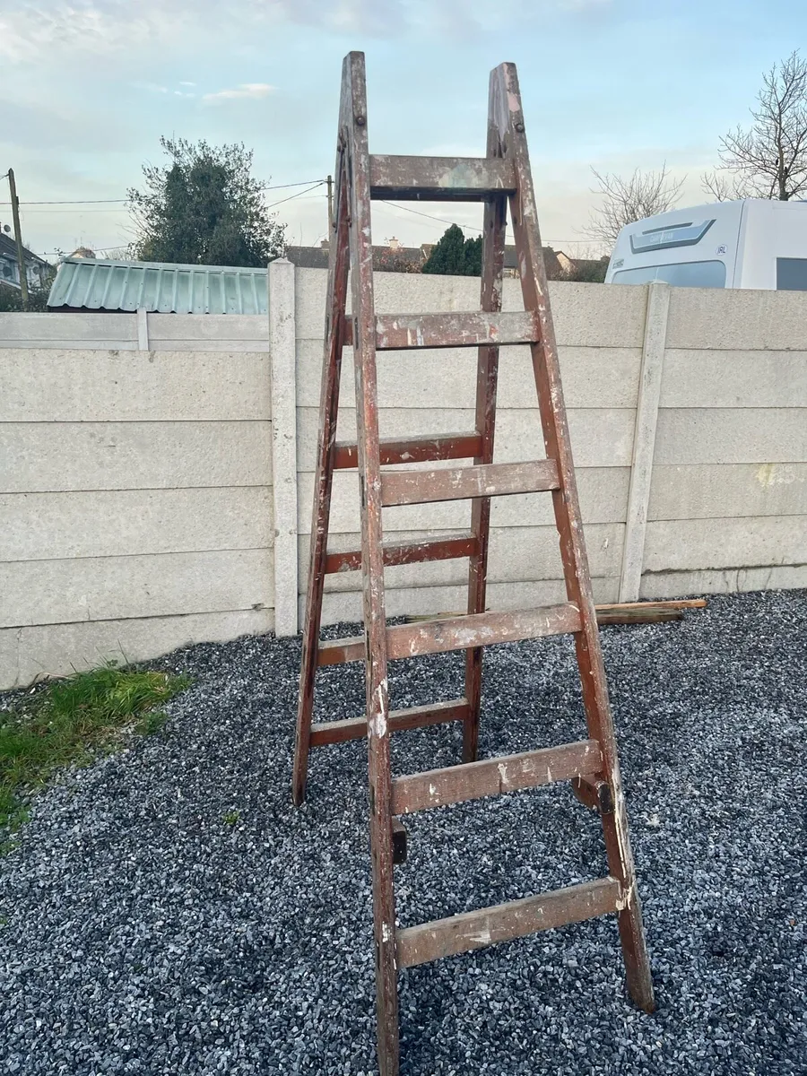 Timber step ladder - Image 3