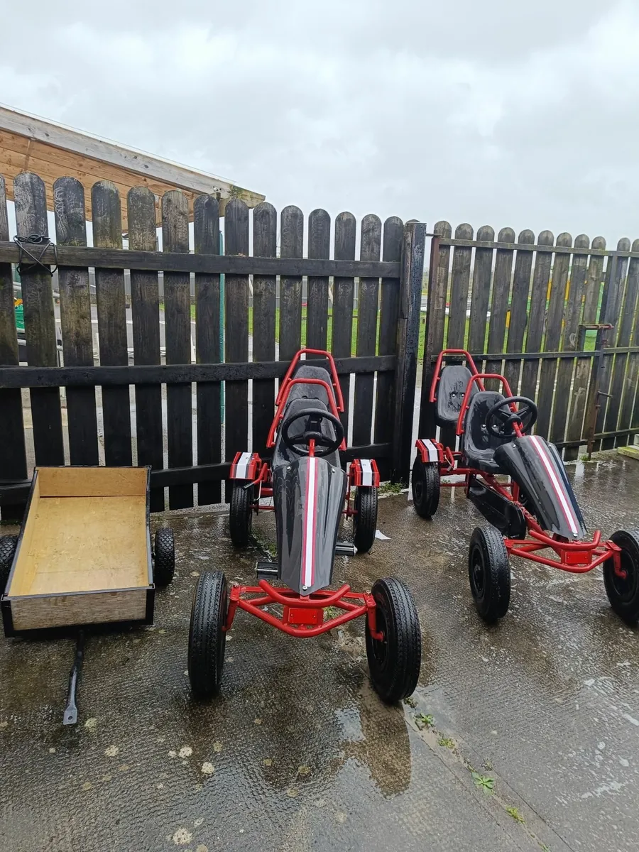2 seater heavy duty Go Kart with trailer x 2 - Image 4