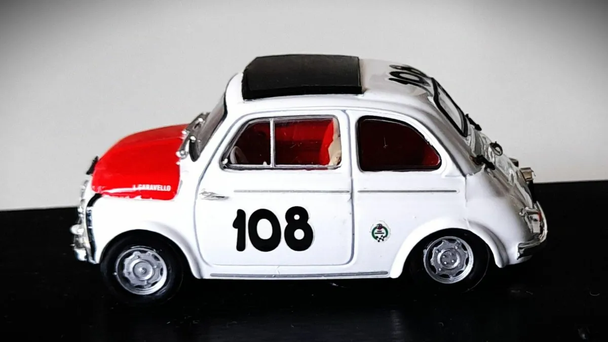 Collectable Brumm 1:43 – Fiat Abarth 595 1965 - Image 2