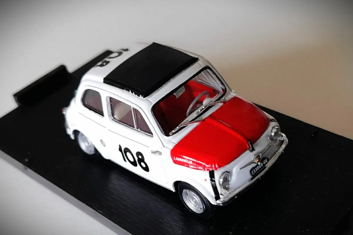 Collectable Brumm 1:43 – Fiat Abarth 595 1965 - Image 4