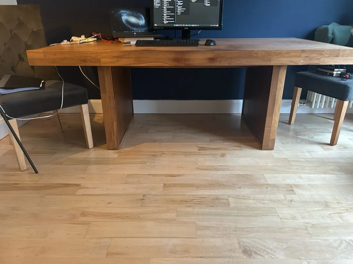 Solid Wood Dining Table - Image 1