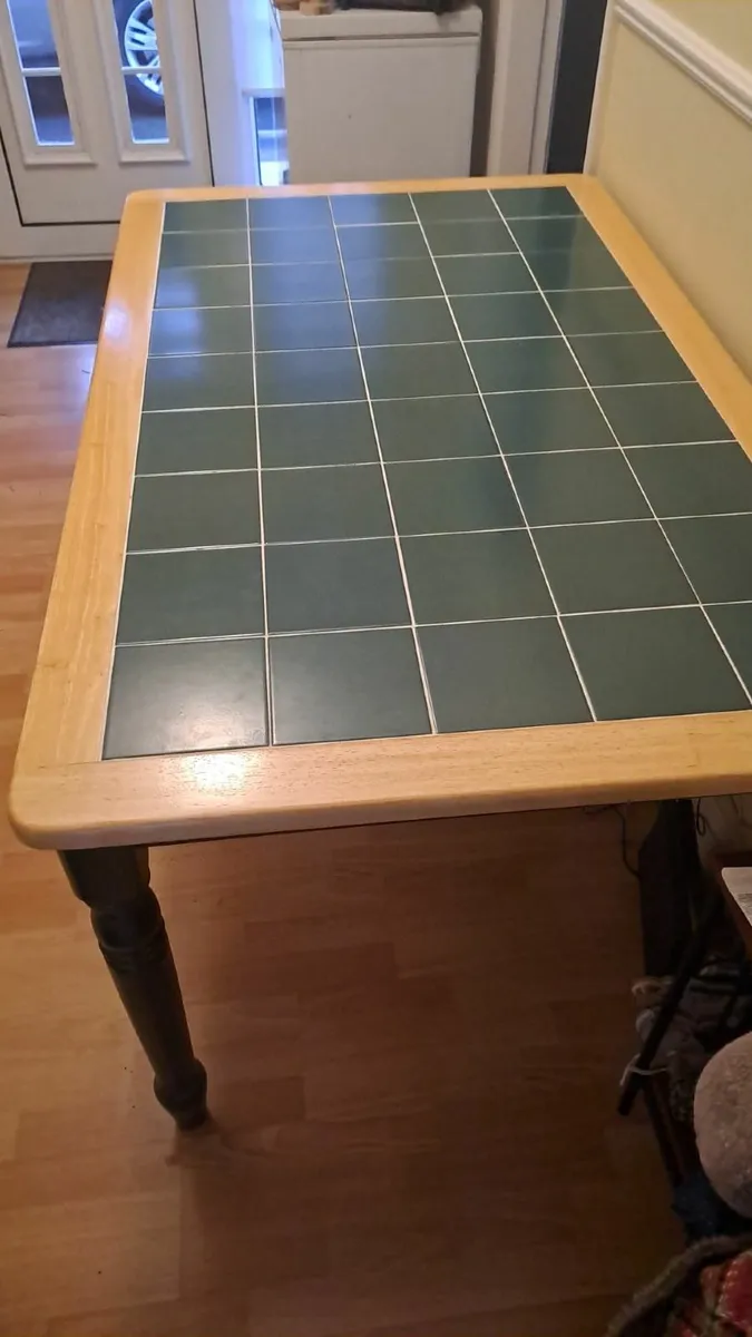 Kitchen table. No chairs