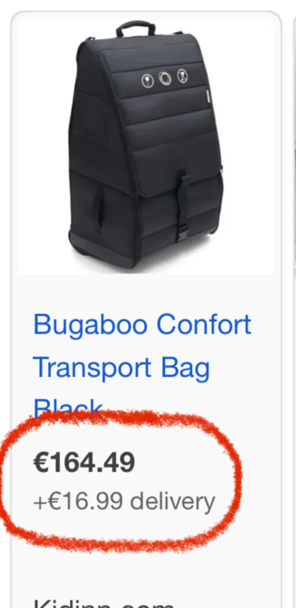 Bugaboo transport bag in swords - Image 2
