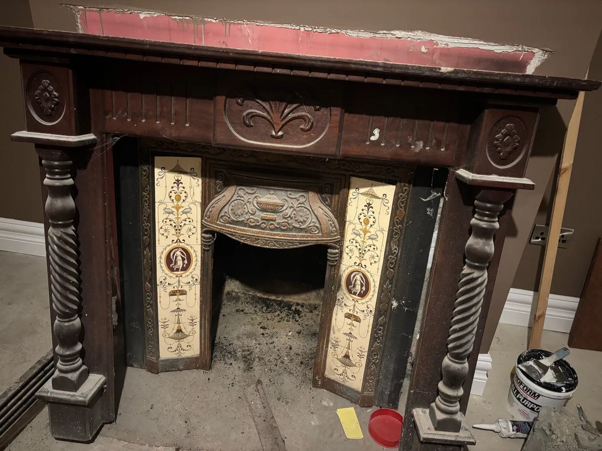 Fire place Mantelpiece  and hearth - Image 2