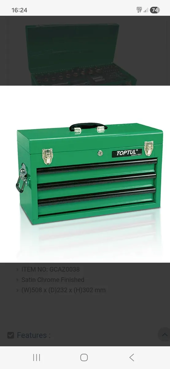 Toptul Toolbox 99 piece - Image 1