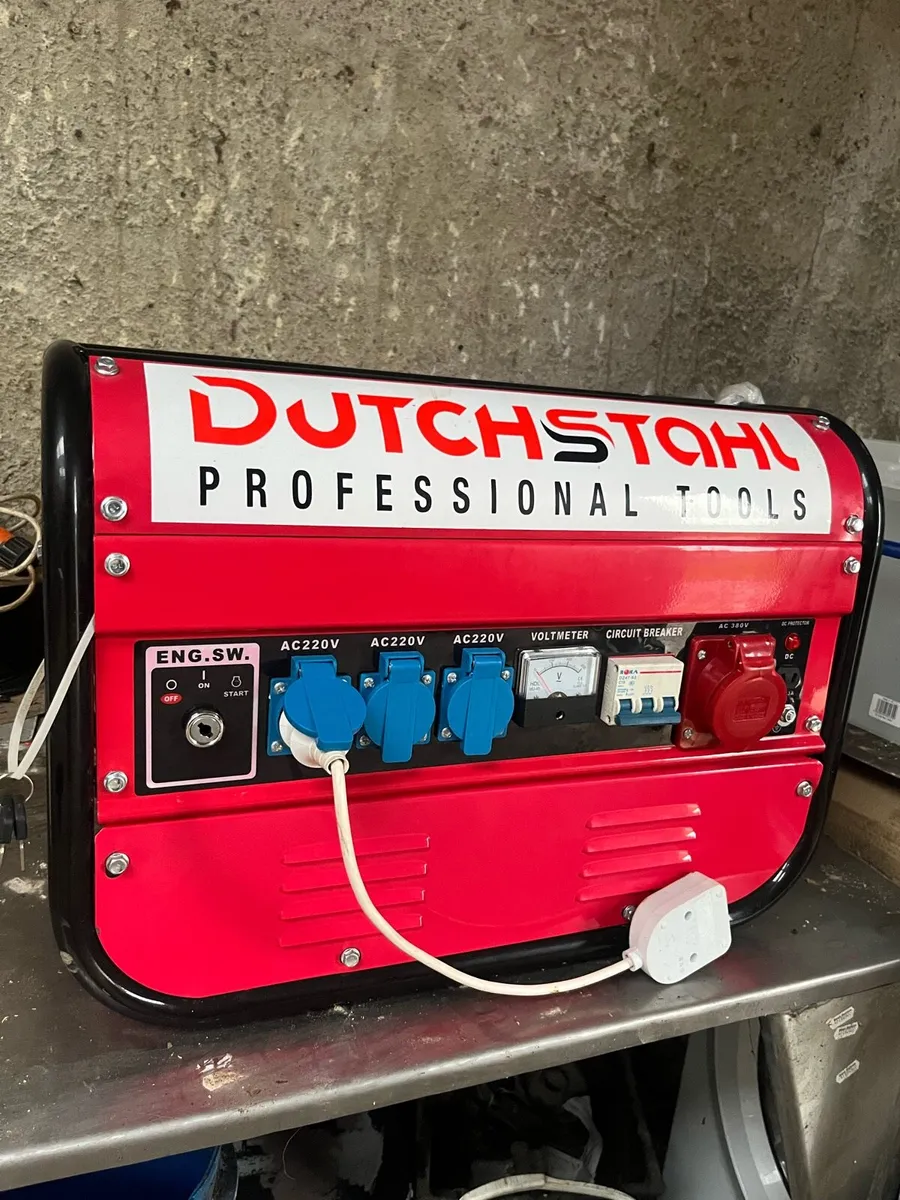 Dutchstahl generator 6.5HP (AS NEW) - Image 1
