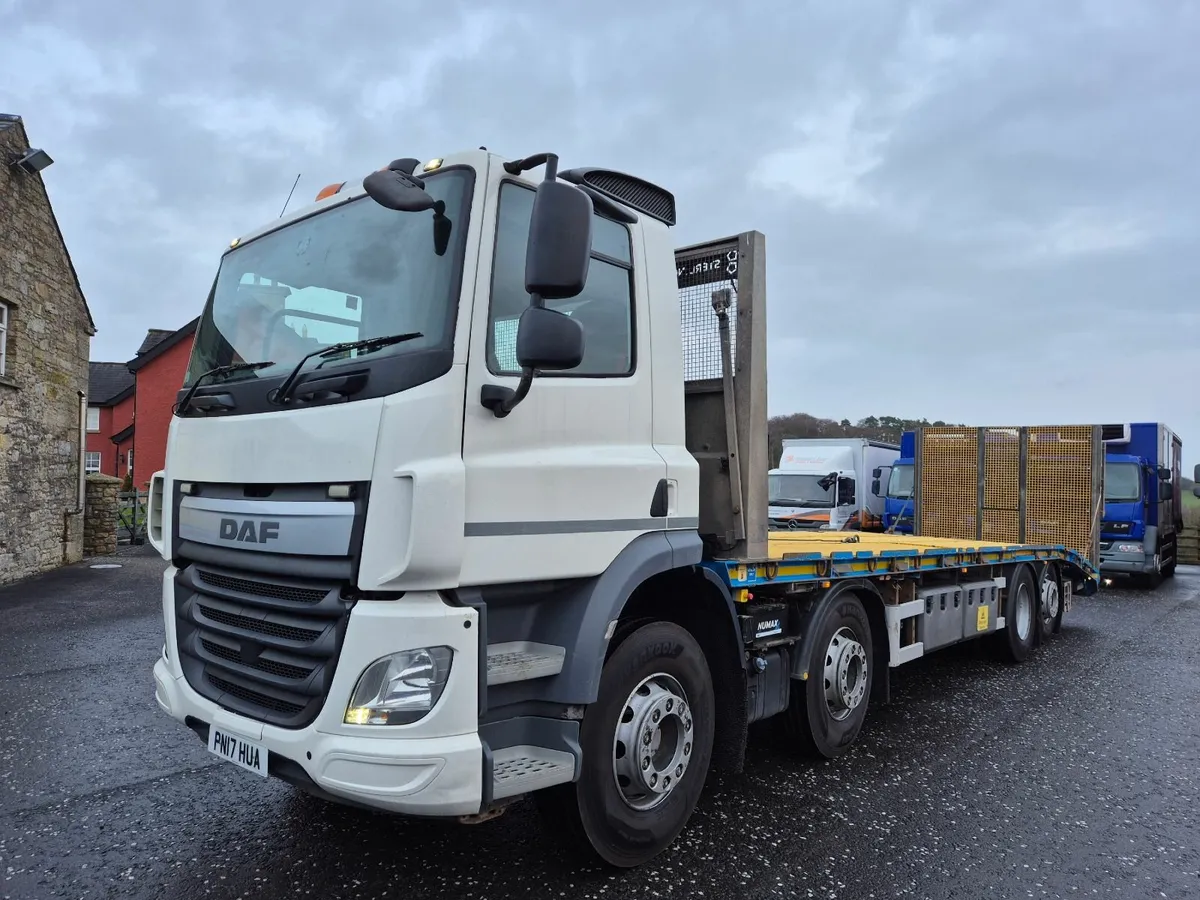 2017 Daf CF400 8x2 32ft Beavertail Plant Truck - Image 2
