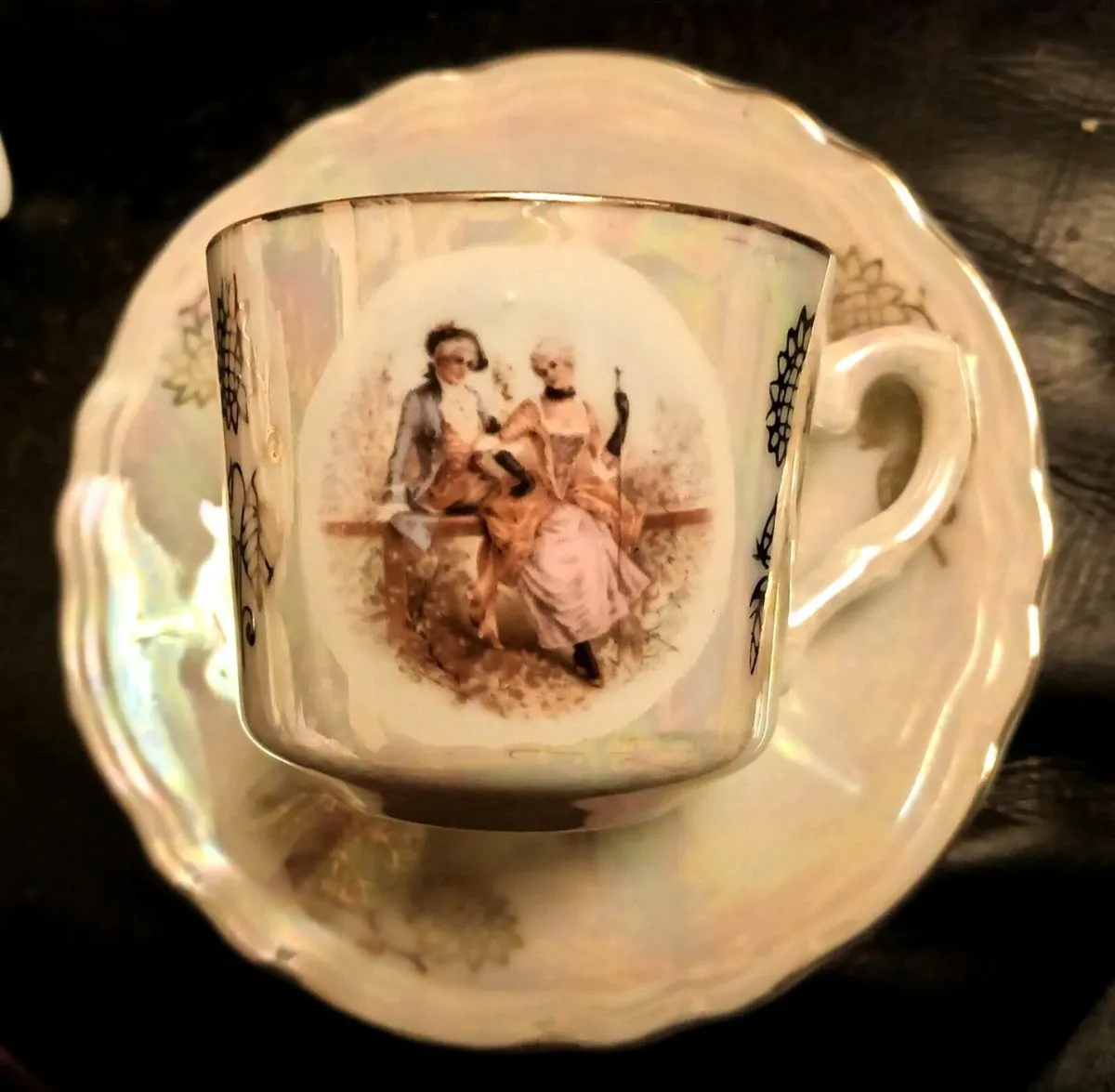 Vintage Japanese Porcelain Expresso Set of Five - Image 2