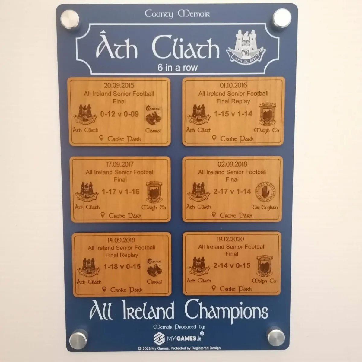 GAA Memoir Plaques - Image 1