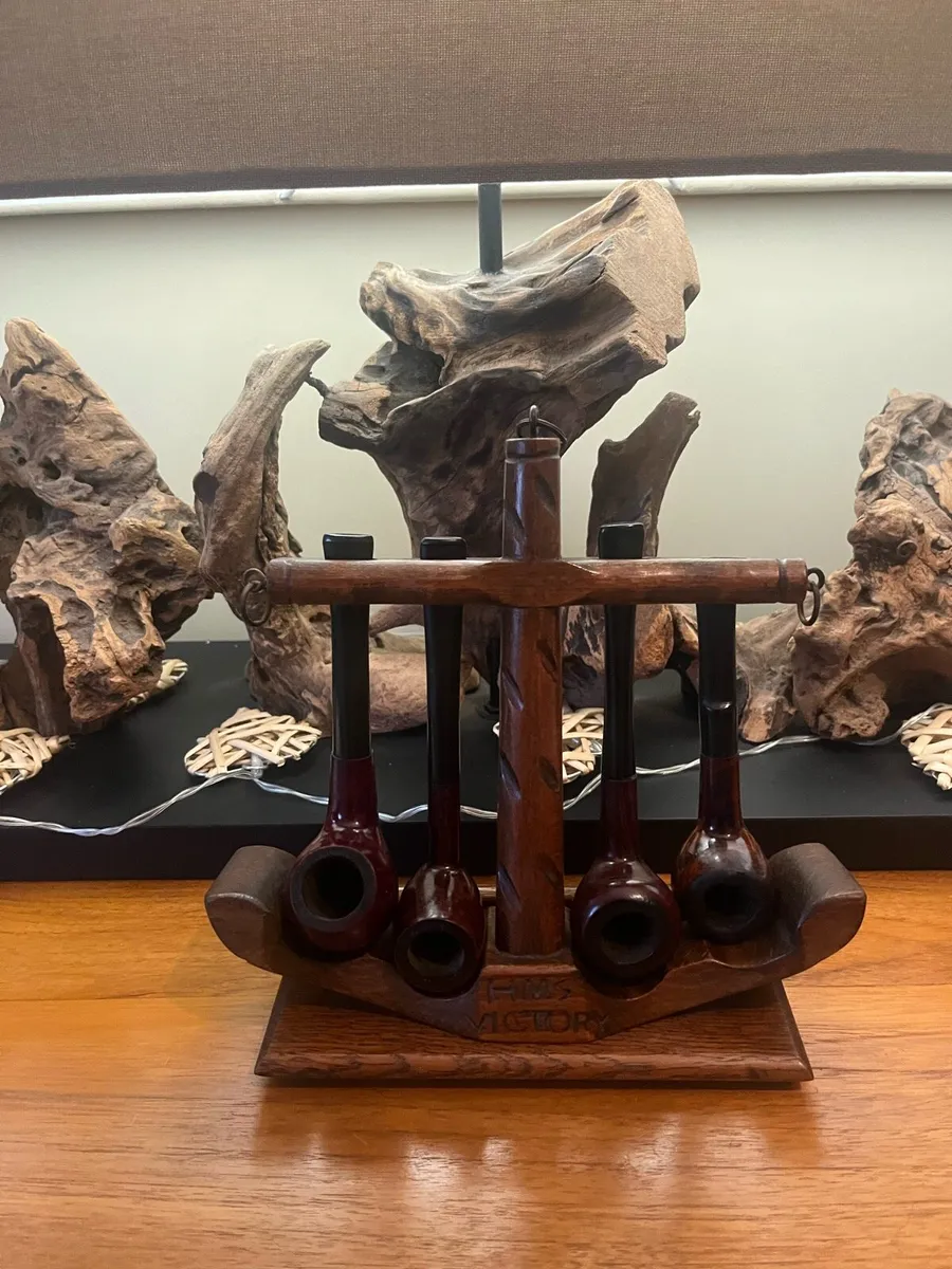 1920s Tallent London HMS Victory Pipe Holder - Image 2