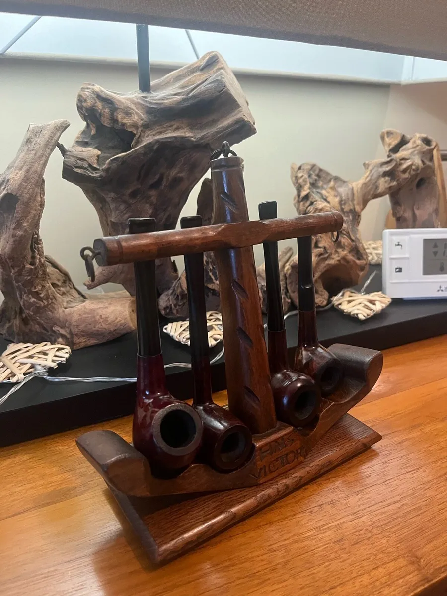 1920s Tallent London HMS Victory Pipe Holder - Image 3