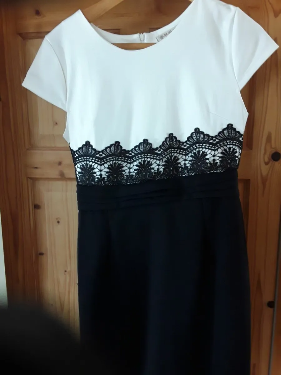 Ladies brand new black and white party dress - Image 1