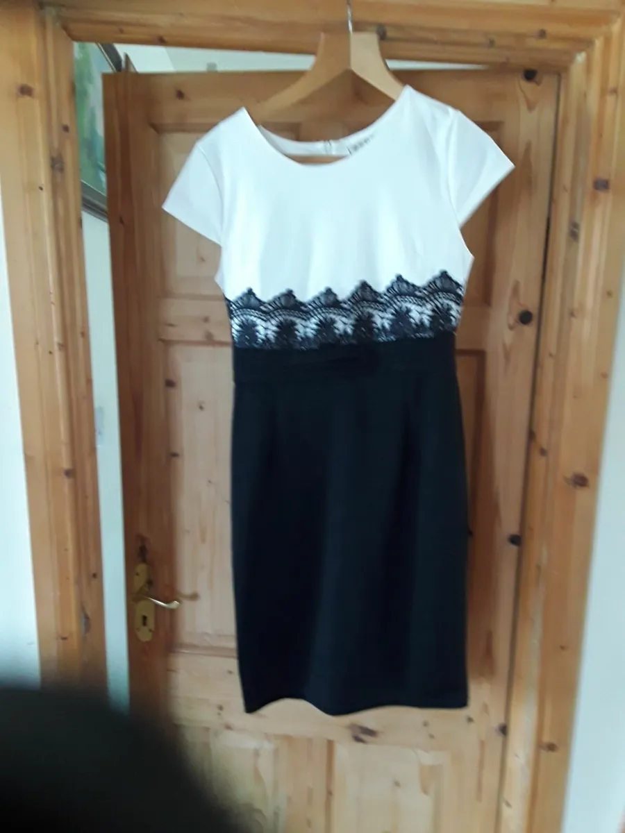 Ladies brand new black and white party dress - Image 2