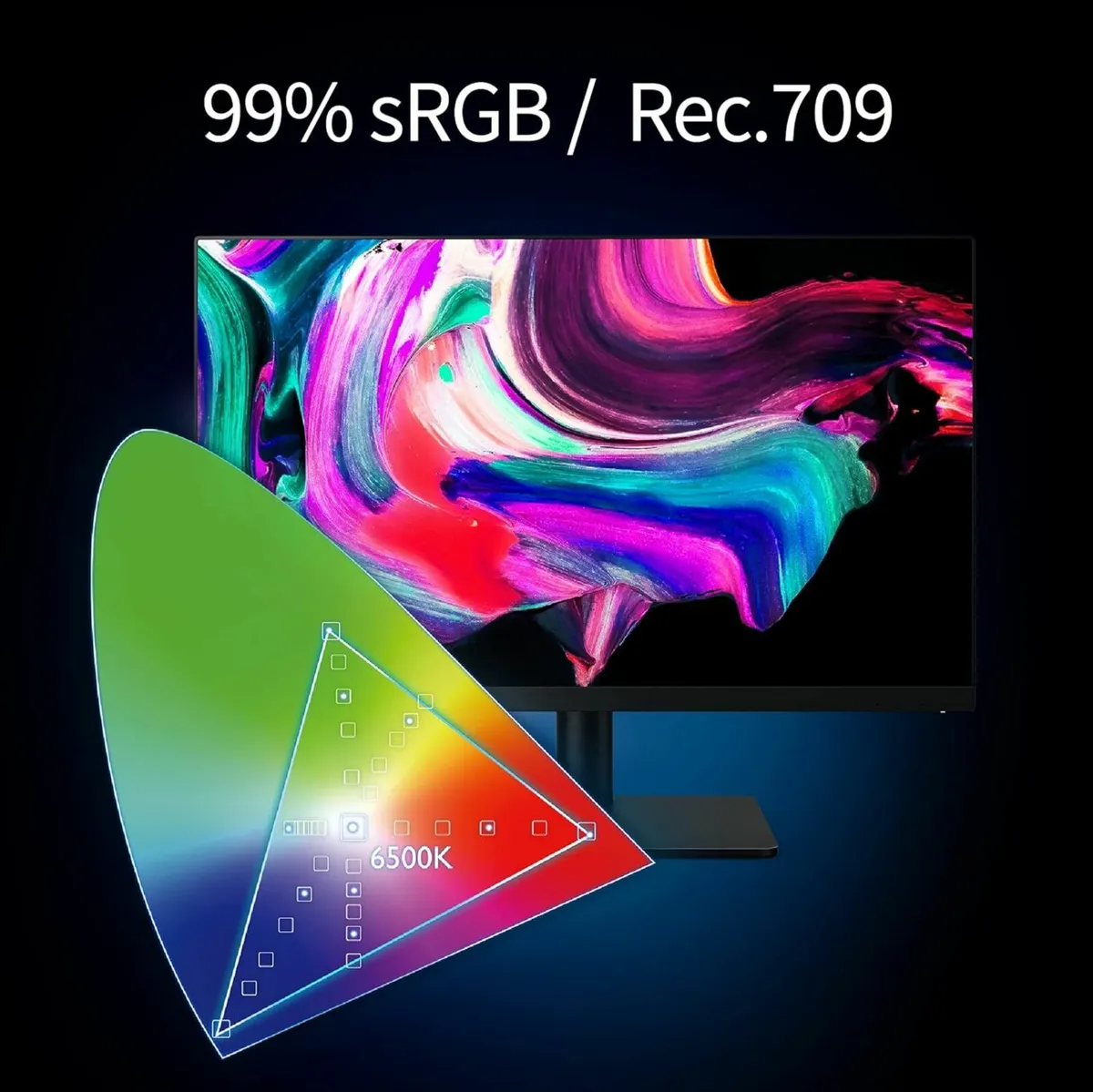 BenQ PD2705U 27' 4K-UHD Designer-Monitor mit sRGB - Image 3