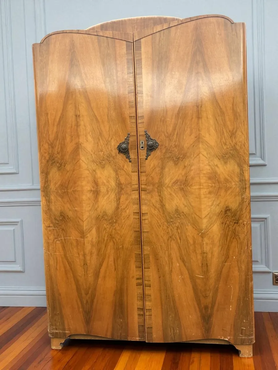 Wardrobe - Vintage - Antique - Walnut - Image 1