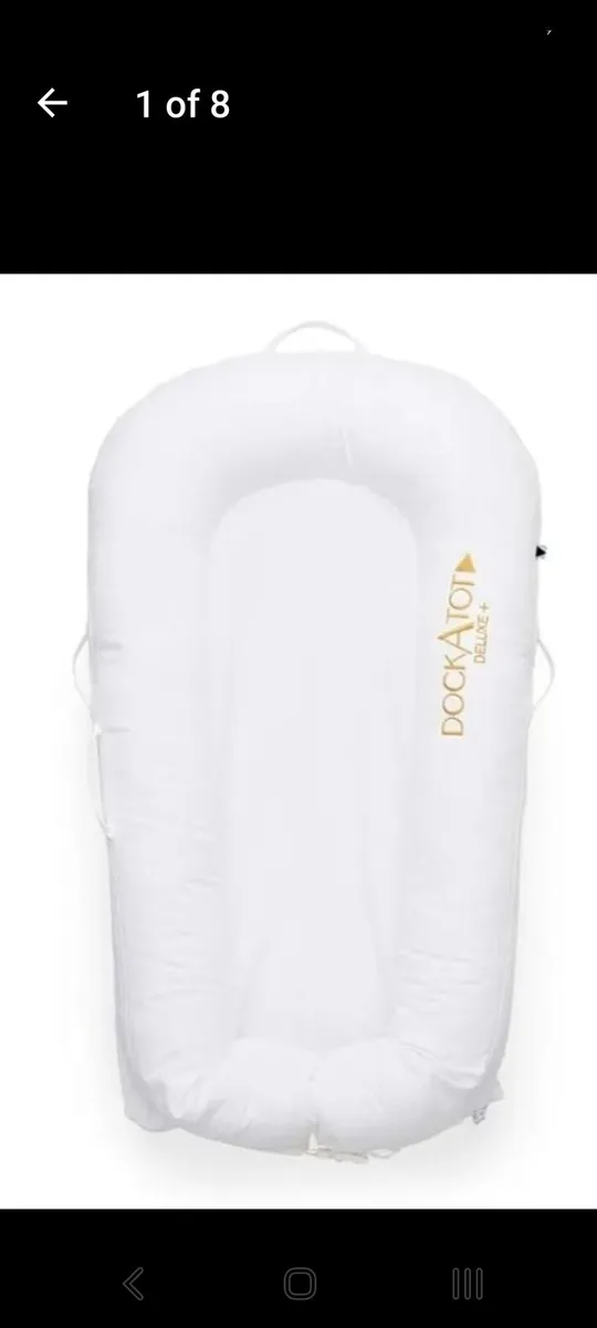 Dockatot Dock Delux Peestige white baby nest - Image 2