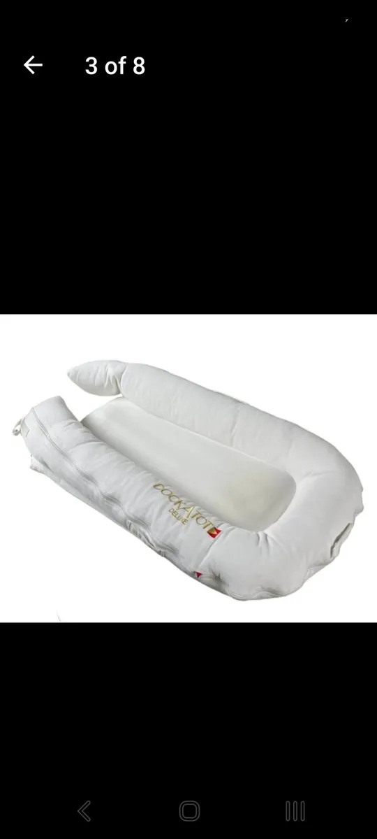 Dockatot Dock Delux Peestige white baby nest - Image 4