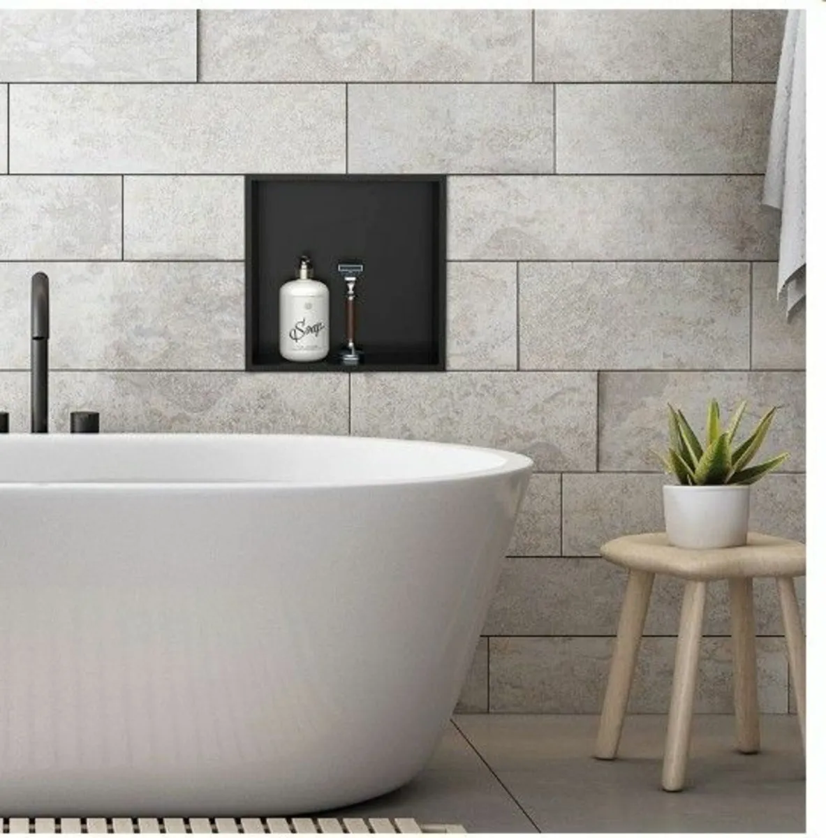 Shower niche Stainless Steel, - Image 1