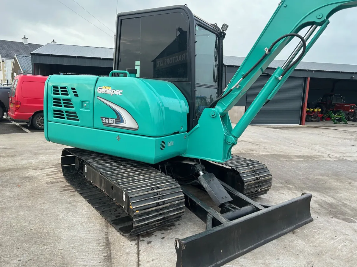 2017 Kobelco SK 60-8 C/W New 600mm Pads - Image 2