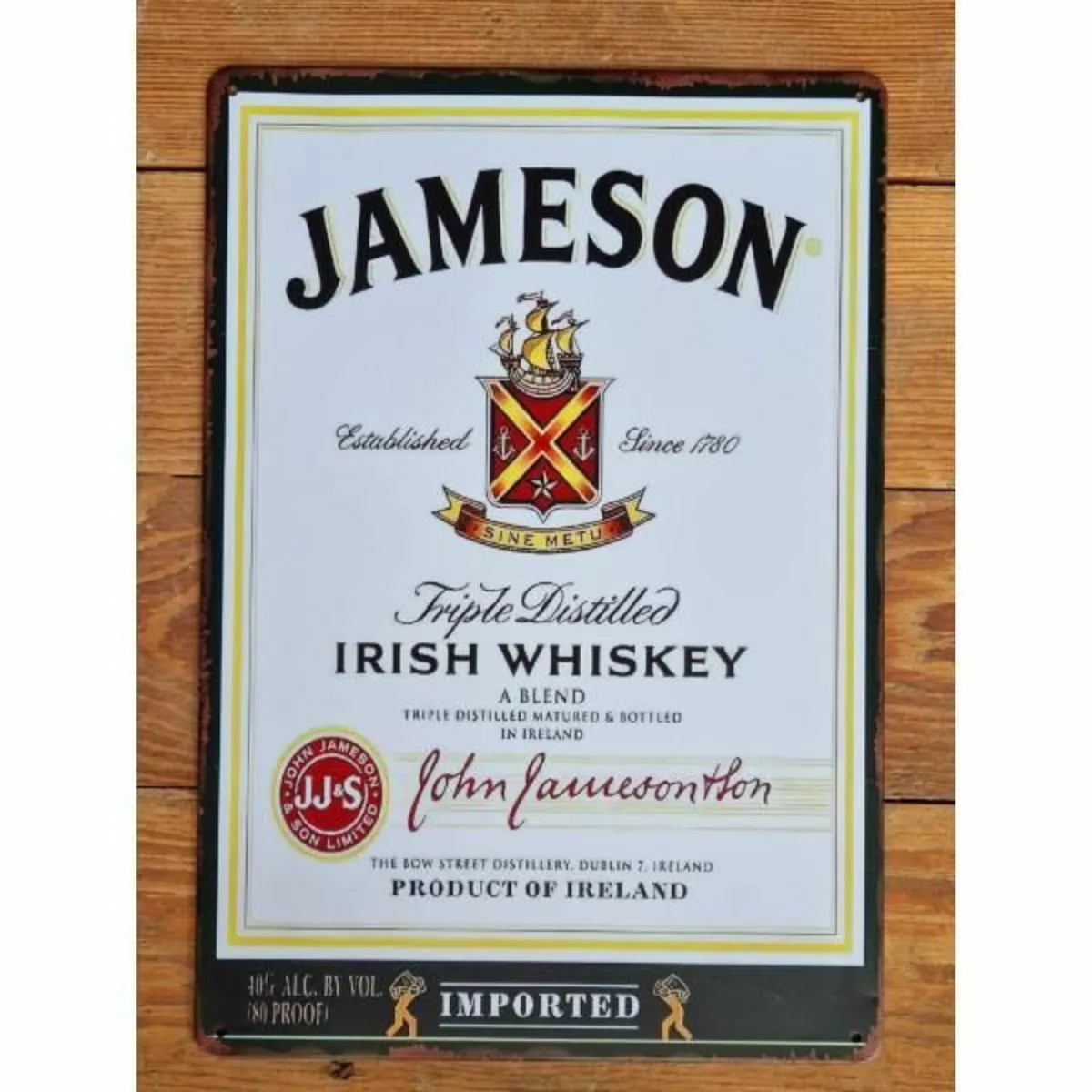 Jameson White and Black Imported HS643