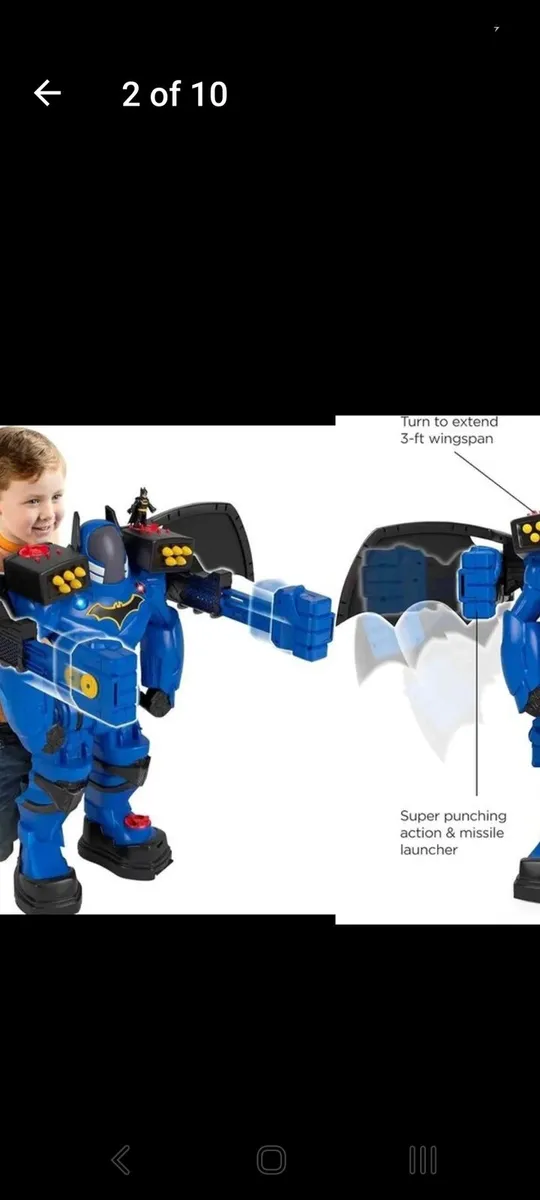 Imaginex batman super friends batbot xtreme robot - Image 1