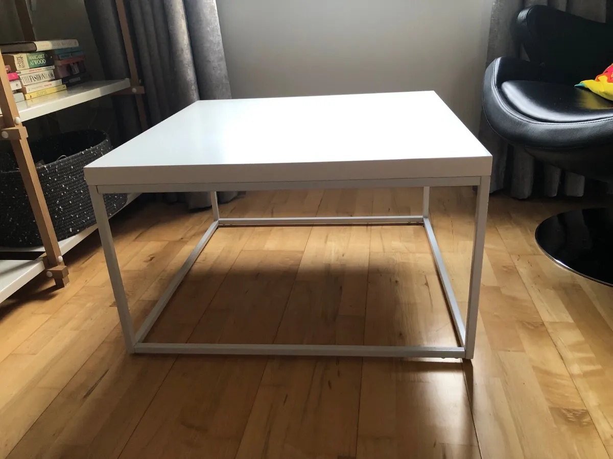 White coffee table - Image 3