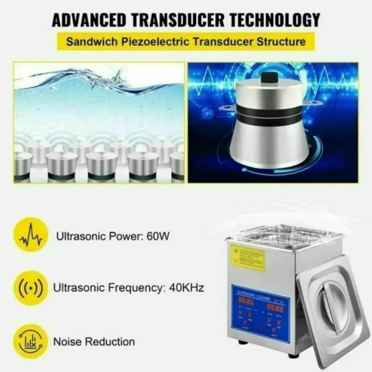 Ultrasonic Cleaner 2L for Jewellery and Coins - Image 3