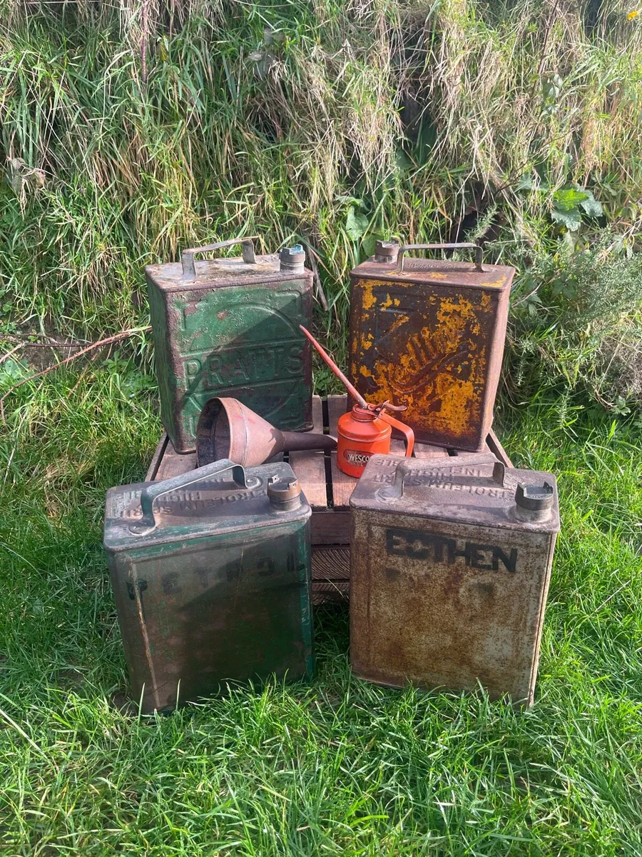 Antique /Vintage Petrol Cans & Accessories - Image 1
