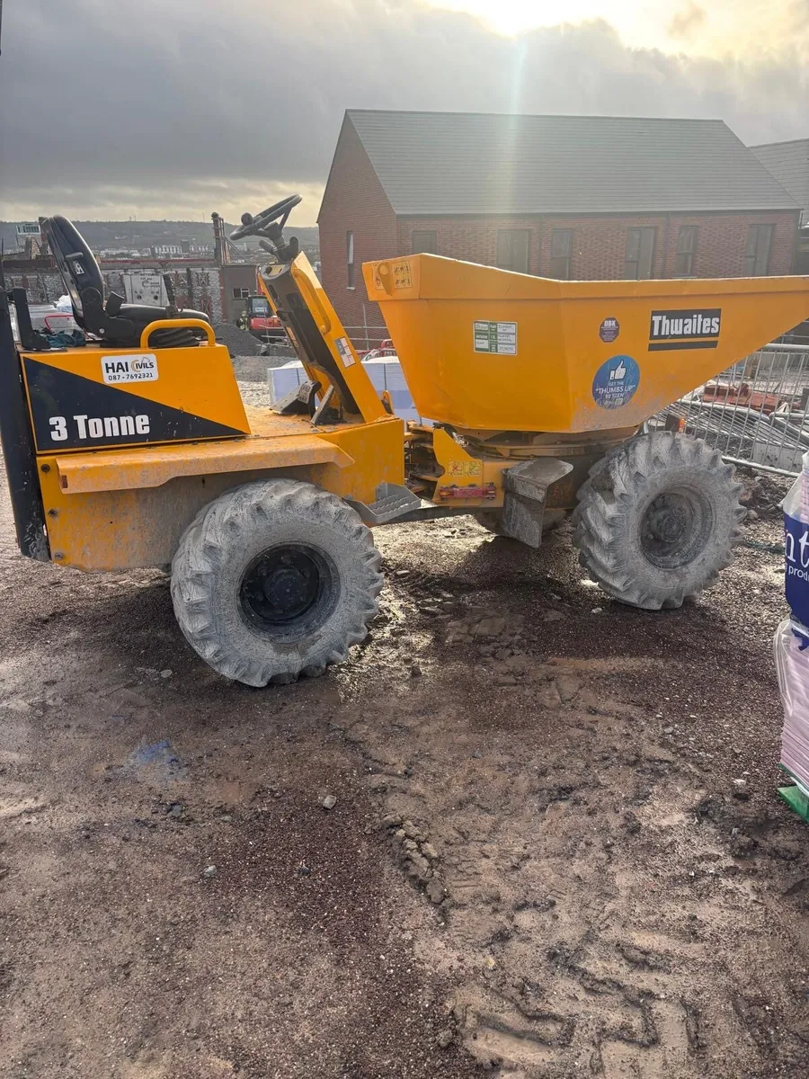 Thwaites 3 tonne dumper - Image 3