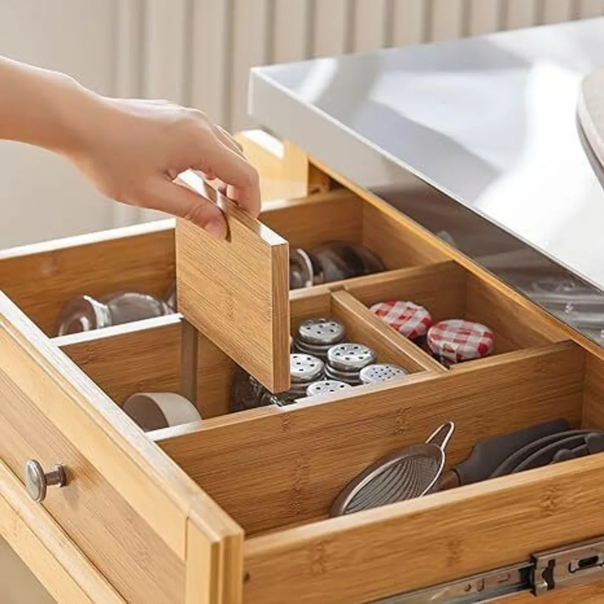 Kitchen Island Bamboo - Image 4