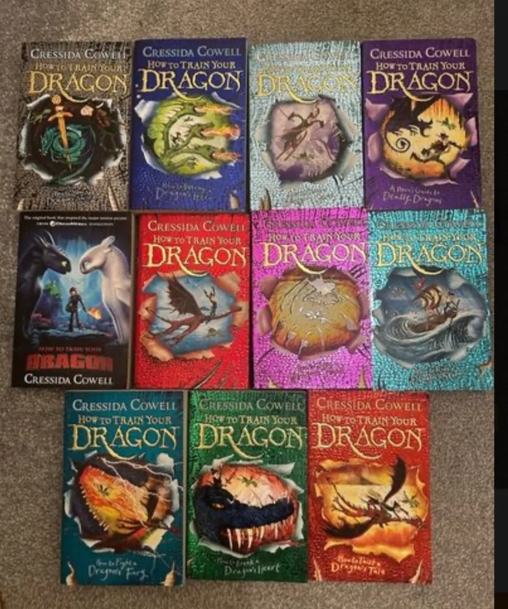 How to Train Your Dragon Kids Books