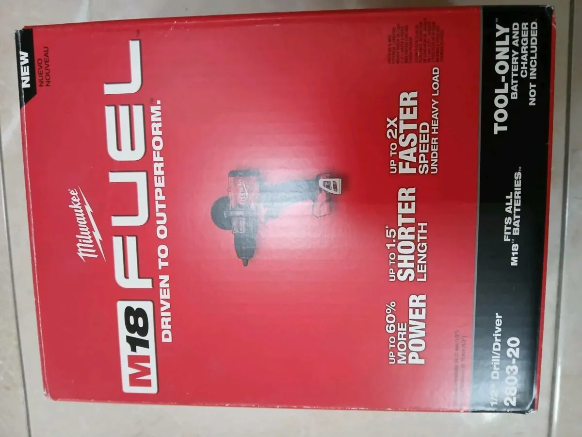 Milwaukee m18 Drill brand new - Image 2