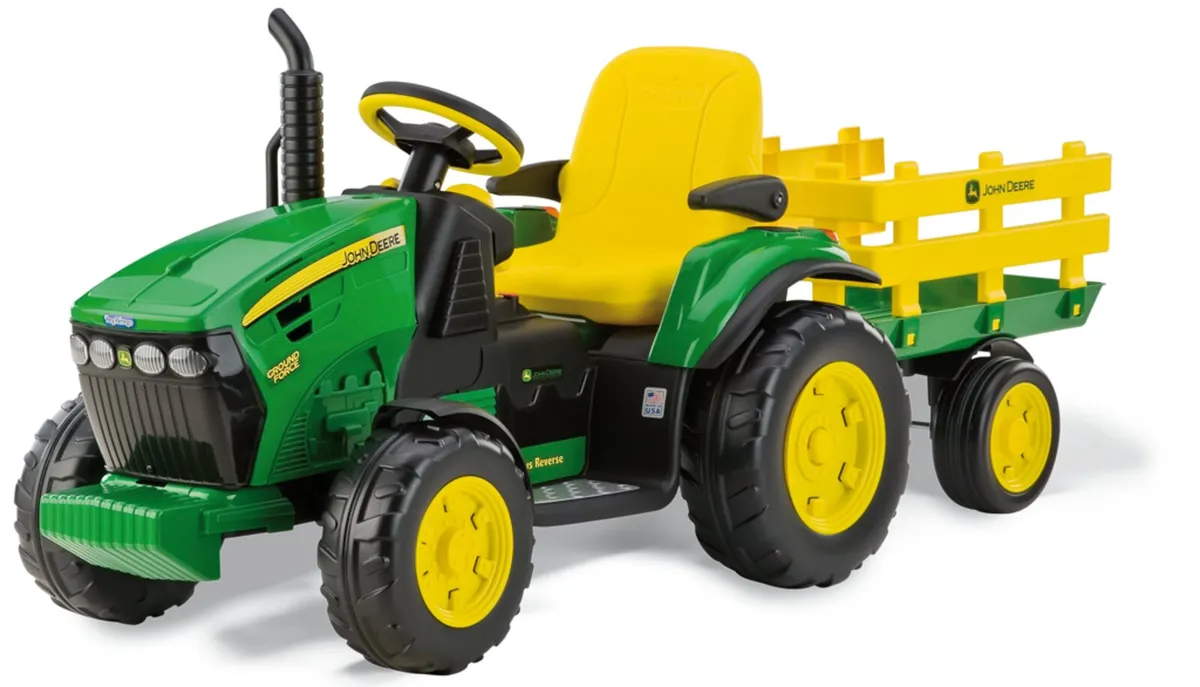 12V John Deere Ground Force Electric Tractor - Image 3