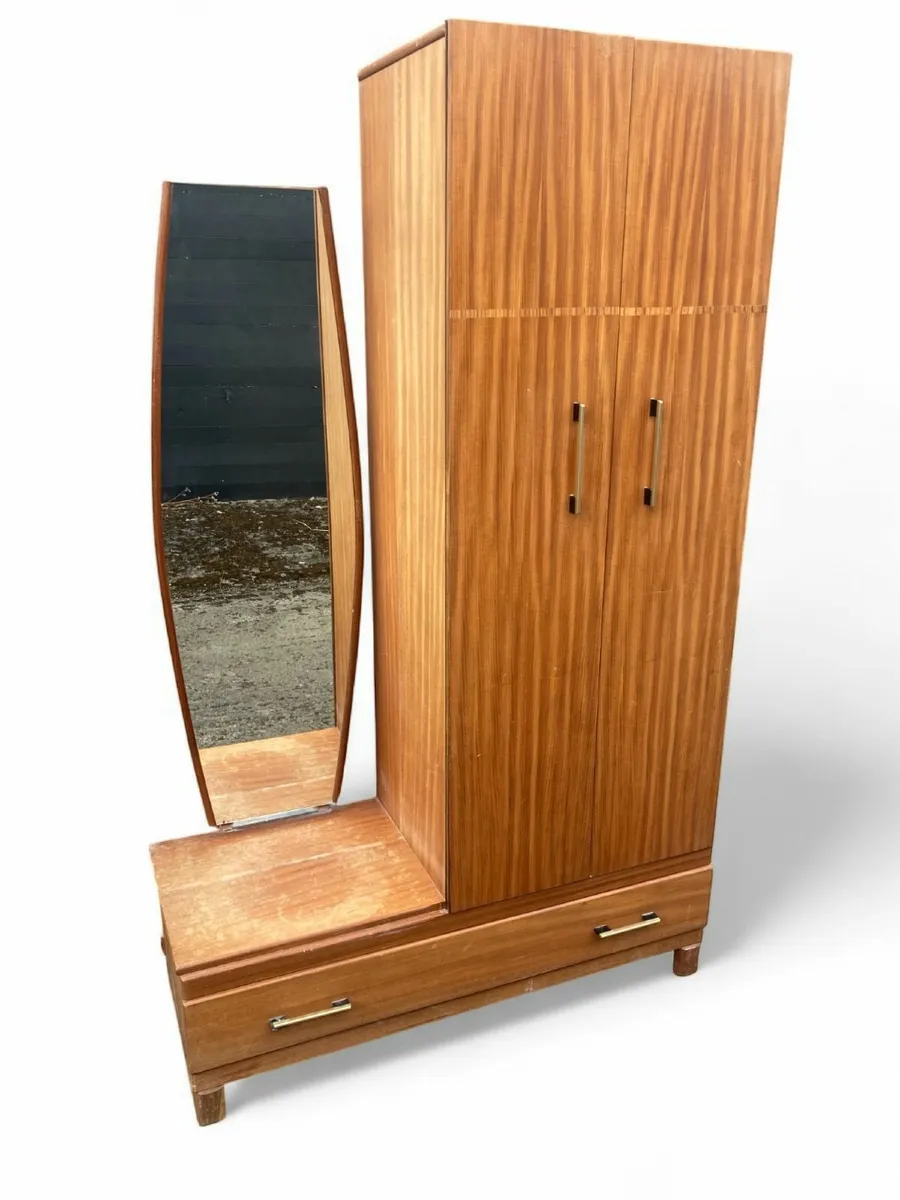 Mid Century Wardrobe - Combination Wardrobe. - Image 3