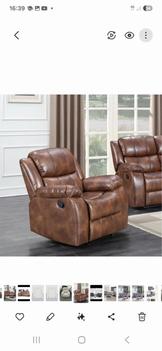 Brand new Judy recliner arm chair reduced